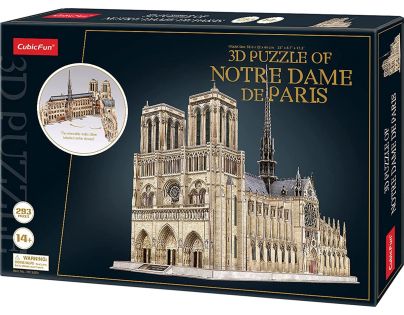 Cubicfun 3D Puzzle Notre Dame 293 dielikov - Poškodený obal