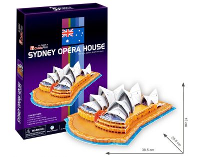 CubicFun Puzzle 3D Opera v Sydney 58 dielikov