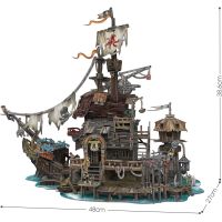 CubicFun Puzzle 3D Pirátský prístav Tortuga 218 dielikov 2