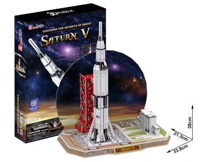 CUBIC FUN 3D puzzle Raketa Saturn V