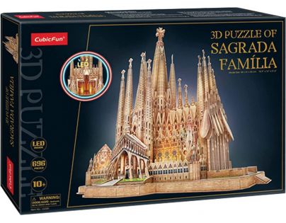 Cubicfun 3D Puzzle Sagrada Familia 696 dielikov