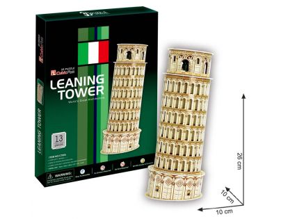 CUBIC FUN 3D puzzle Šikmá veža v Pise 13ks