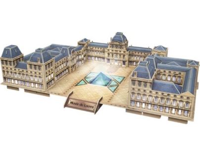 Cubic Fun 3D puzzle Louvre muzeum Paříž LED