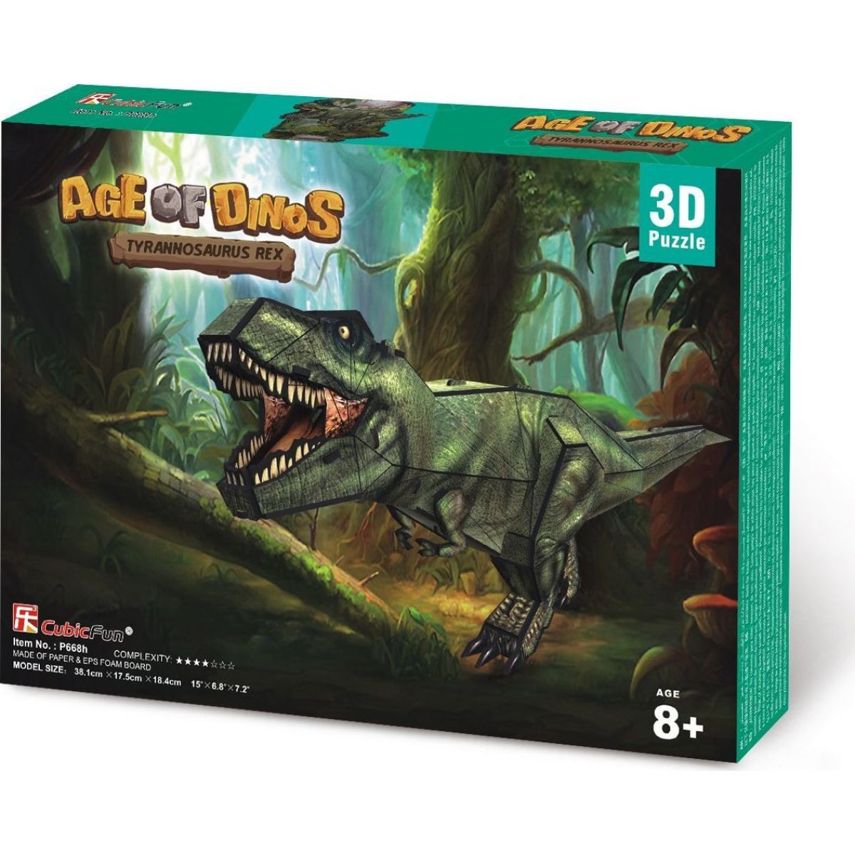 Cubic Fun 3D Puzzle Tyrannosaurus Rex 36 dielikov