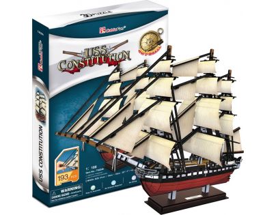 Cubic Fun 3D puzzle Fregata USS Constitution 193 dílků