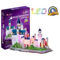 CUBIC FUN 3D puzzle Zámok Neuschwanstein / led 128 ks CUBIC FUN 3D puzzle Zámok Neuschwanstein / led 128 ks