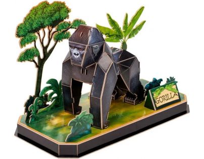 Cubicfun Puzzle 3D Zvierací kamaráti Gorila 34 dielikov