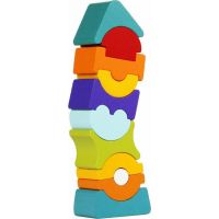 Cubika Balančné veža IX drevená skladačka 4