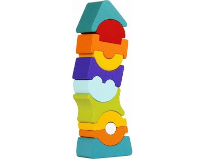 Cubika Balančné veža IX drevená skladačka