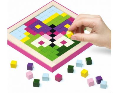 Cubika Pixel II kúzla drevená mozaika