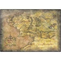 Cure Pink Podložka na stôl The Lord Of The Rings Middle Earth Map