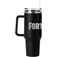 CyP Brands Fortnite Cestovný hrnček so slamkou Where we droppin'?