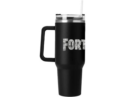 CyP Brands Fortnite Cestovný hrnček so slamkou Where we droppin'?