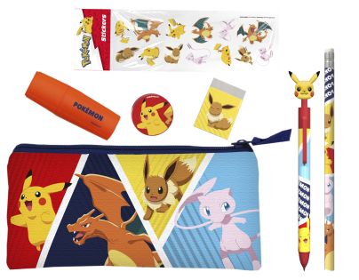 CyP Brands Pokémon Školský set so samolepkami