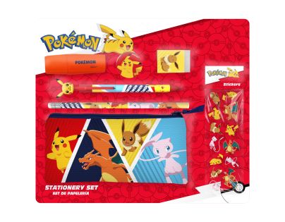 CyP Brands Pokémon Školský set so samolepkami