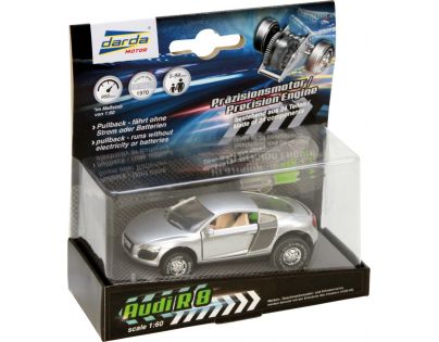 Darda Audi R8 strieborné