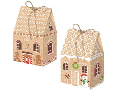 Darčeková krabička domček 16 x 23,5 x 8 cm
