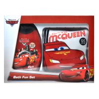Dárková sada Cars sprchový gel 2v1 300 ml s žínkou McQueen Dárková sada Cars sprchový gel 2v1 300 ml s žínkou McQueen