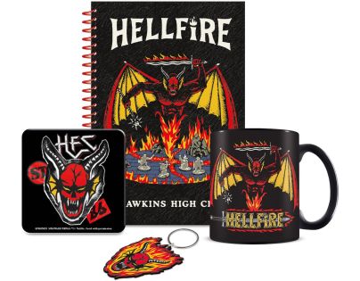 Darčekový set Stranger Things (blok, hrnček, podtácok, kľúčenka)