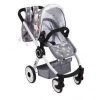 DeCueavas Skládací kočárek pro panenky 3 v 1 SKY-S 2