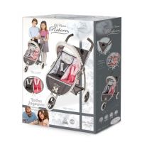 DeCueavas Skládací kočárek tříkolový pro dvojčata panenky Reborn 2018 6