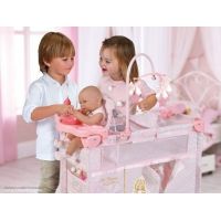 DeCueavas Skladacia postieľka pre bábiky s 5 funkčnými doplnkami Maria 2019 3