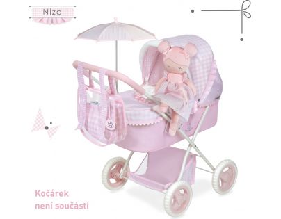 DeCuevas Plyšová bábika Niza 36 cm