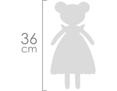 DeCuevas Plyšová bábika Niza 36 cm