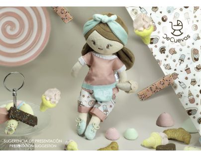 DeCuevas Plyšová bábika Sweet 36 cm
