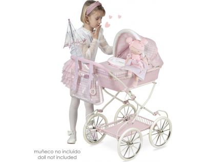 DeCuevas Skladací kočík pre bábiky s taškou a doplnkami Niza - 81 cm - Poškodený obal