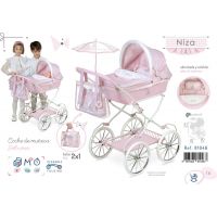 DeCuevas Skladací kočík pre bábiky s taškou a doplnkami Niza - 81 cm - Poškodený obal 3