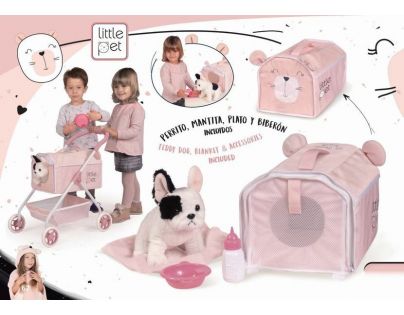 DeCuevas Môj prvý kočík pre psíka s doplnkami Little Pet 2020 - 56 cm