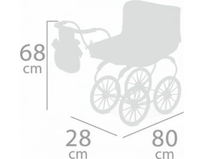 DeCuevas Kočík pre bábiky hlboký Martina 2020