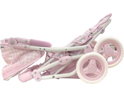 DeCuevas Skladací kočík pre dvojčatá bábiky s taškou Niza - 72 cm