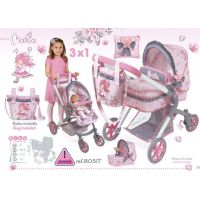 DeCuevas Kočárek pro panenky 3v1 Maria 2017-S 4