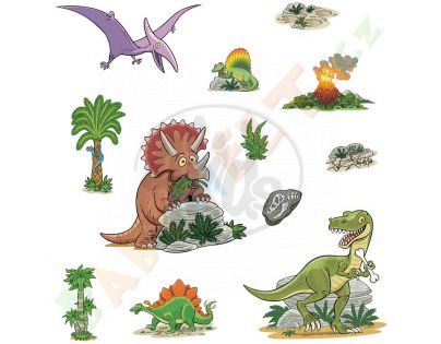 Dekorační samolepky DINOSAUŘI