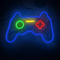 Forever Dekoratívne Plexi Led neón Gamepad multicolor 3