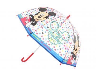 Dáždnik Mickey priehľadný manuálny