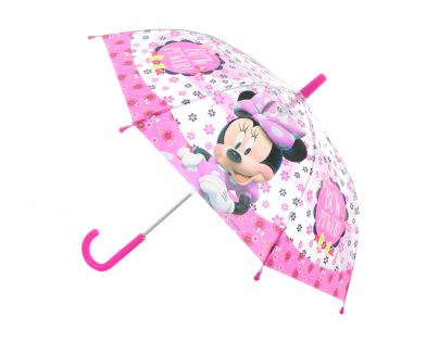 Dáždnik Minnie priehľadný manuálny