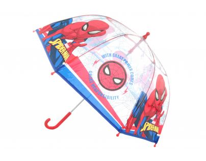 Dáždnik Spider-man priehľadný manuálna