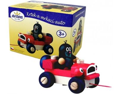 Detoa Krtko a žmurkajúcej auto