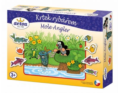 DETOA KRTEK rybářem hra v krabici
