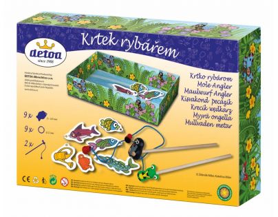DETOA KRTEK rybářem hra v krabici