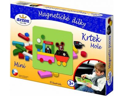 Detoa Magnetické dieliky Krtko mini