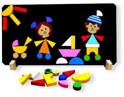 Detoa Puzzle magnetické Deti 40 dielikov