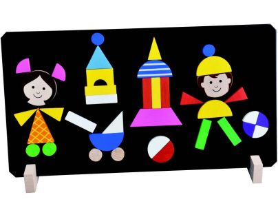 Detoa Puzzle magnetické Deti 40 dielikov