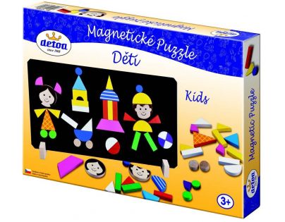 Detoa Puzzle magnetické Deti 40 dielikov