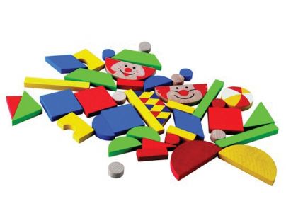 Detoa magnetické puzzle Klauni