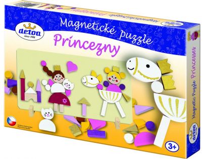 Detoa Puzzle magnetické Princezné 45 dielikov