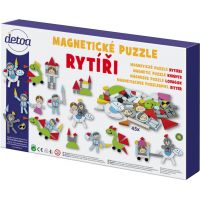 Detoa Magnetické puzzle rytieri 3